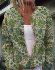 Casual Women’s Cardigan with Digital Print