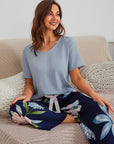 Summer Cotton Crepe Loungewear Set