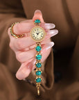 Gedi Rainbow Cat’s Eye Bracelet Watch