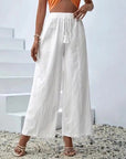 Chic High Waist Fringe Trousers