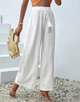 Chic High Waist Fringe Trousers