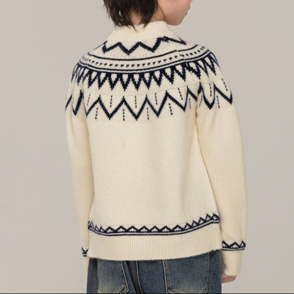 Children&#39;s Pullover Long Sleeve Sweater