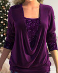 Elegant Sequin Detail Top