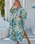 Chic Linen Dress with Ocean Pearl Vibes