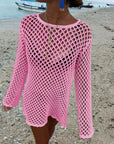 Chic Crochet Top with Relaxed Fit