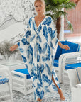Ocean Haze Flowy Midi Dress