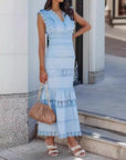 Summer Elegant Cotton Maxi Dress