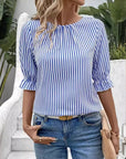 Timeless Striped Shirt Top Look
