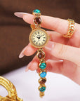 Gedi Rainbow Cat’s Eye Bracelet Watch