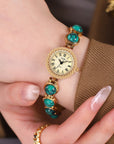Gedi Rainbow Cat’s Eye Bracelet Watch