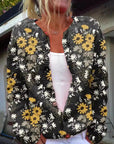 Casual Women’s Cardigan with Digital Print