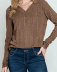 Casual Loose Solid Color Long Sleeve Sweater