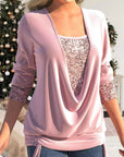 Elegant Sequin Detail Top