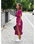 Stylish V-Neck Cocktail Dress