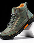 Casual Leather High Top Shoes