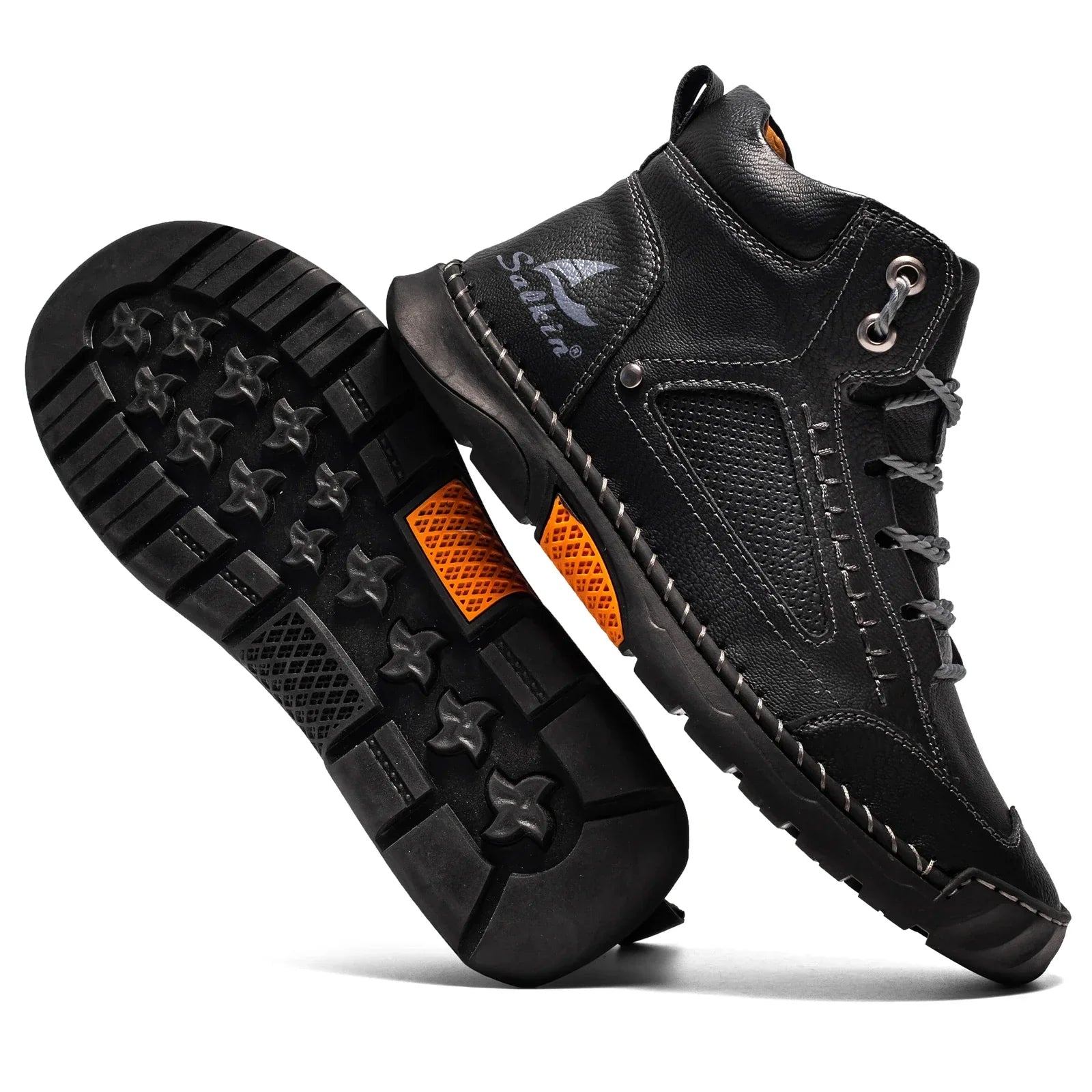 Casual Leather High Top Shoes