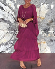 Chic Luna Dress with Soft Layered Skirt