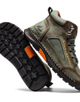 Casual Leather High Top Shoes