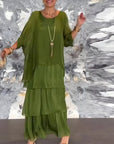 Chic Luna Dress with Soft Layered Skirt