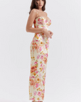 Charming Spaghetti Strap Floral Dress