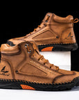 Casual Leather High Top Shoes