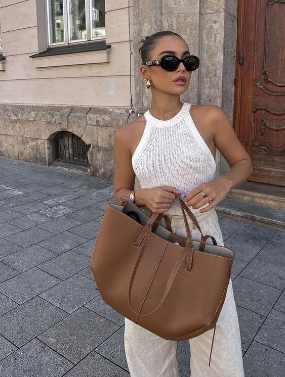 Casual Big Tote Handbag for Daily Use