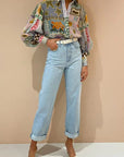 Statement Sleeve Collared Shirt