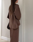 Comfortable V-Neck Casual Two-Piece Set