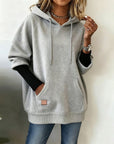Loose Casual Hooded Sweatshirt