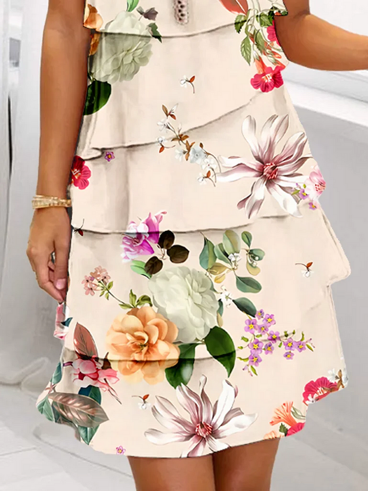 Women&#39;S Multi-Plant Dress