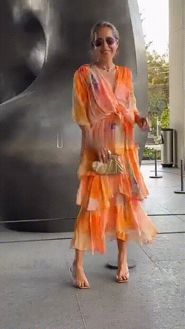 Elegant bohemian long dress