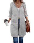 Long Sleeve Hoodie With Zip Up