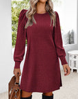 Winter Round Neck Loose Dresses