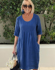 Casual Pocket Tunic Dress