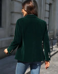 Elegant Velvet Blazer Jacket for Women