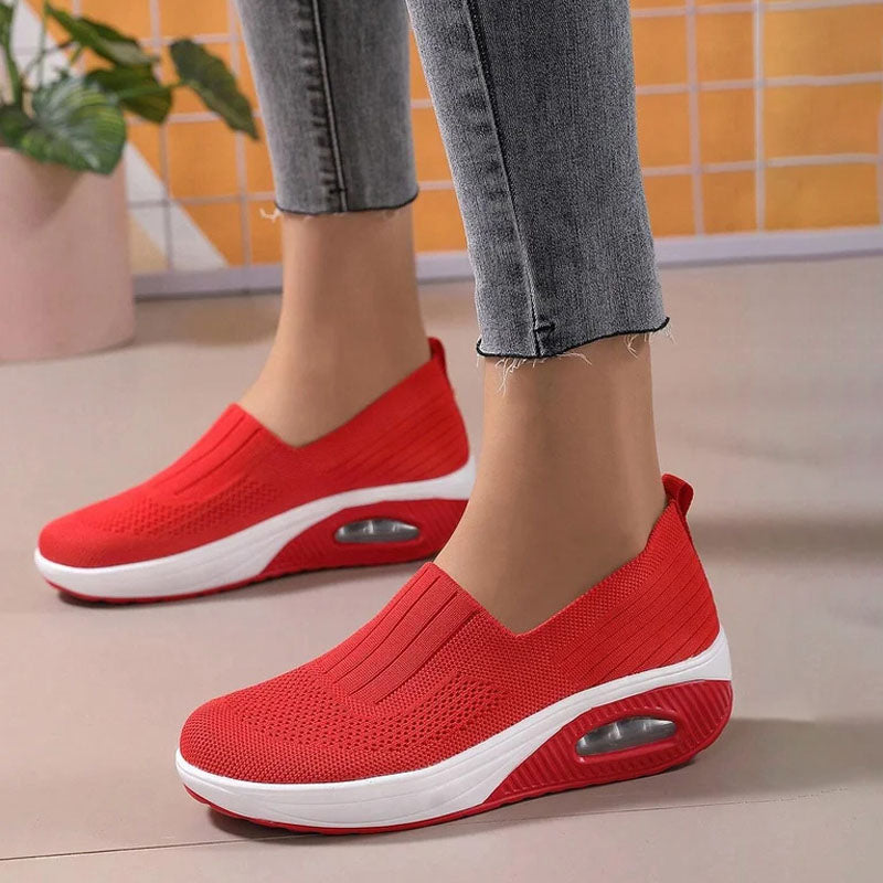 Comfy Air Breathable Slip-On Sneakers for Women