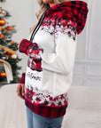 Santa Claus Print Hoodie