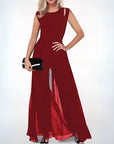 Summer Sleeveless Jumpsuit with Wide Legs for Women