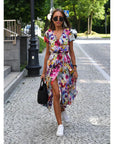 Stylish V-Neck Cocktail Dress