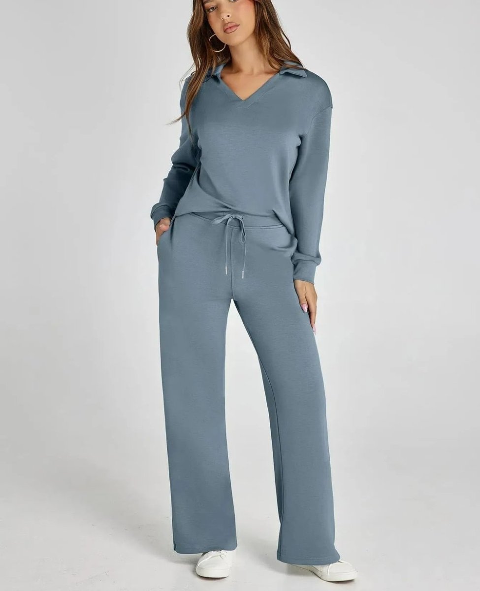 Casual Long Sleeve Two-piece Set