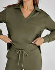 Casual Long Sleeve Two-piece Set