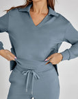 Casual Long Sleeve Two-piece Set