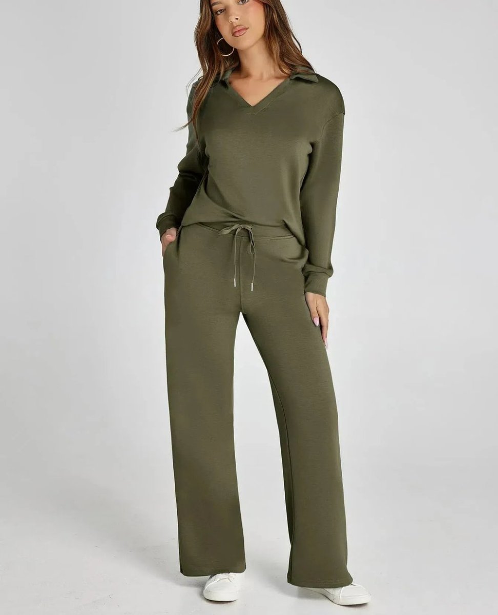 Casual Long Sleeve Two-piece Set