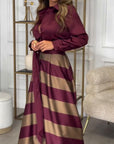 Casual Striped Sleeveless Maxi Dress