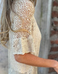 Casual Women’s Solid Knitted Top with Button